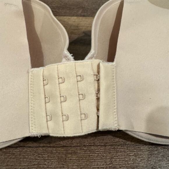 Auden Light Lift Plunge 36DD Beige Nude Tan Lined Adjustable Straps Underwire - Picture 4 of 6